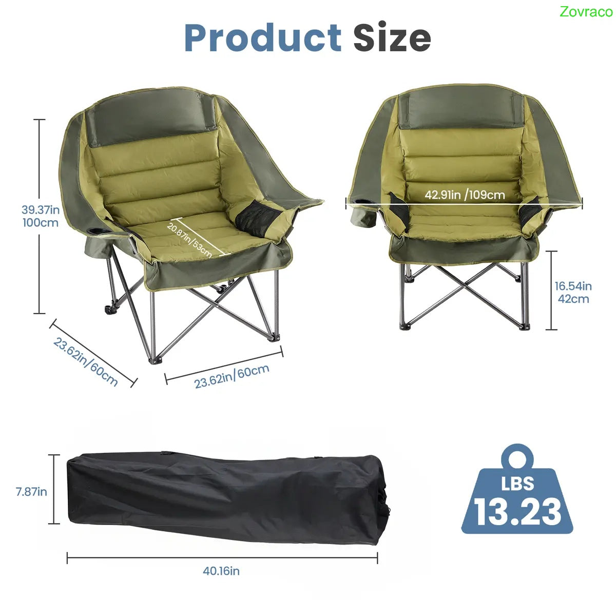 Comfort Outdoor Camping Chair